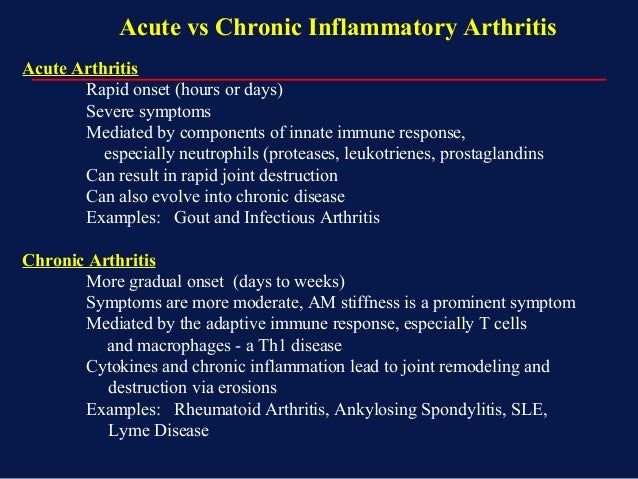 what is acute arthritis
